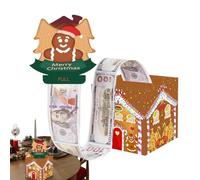 Hogvinnatil Porta Soldi Natalizi Per Contanti - Salvadanaio A Christmas - Distributore di Biglietti Divertente per Feste - Regalo per Compleanni Carnevale Riunioni Familiari e con Amici