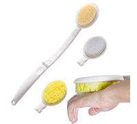 Hogvinnatil Ripasso a manico lungo per doccia, pennello per la doccia per il corpo - Pespa per pulizia portatile Scrubber da bagno,Strumenti per la pulizia Exfoliante di doccia