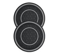 Hogvinnatil Sottobicchieri per auto, set di 2 sottobicchieri per portabicchieri da auto, tappetino assorbente lavabile impermeabile per giovani conducenti e viaggi quotidiani