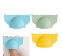 Hogvinnatil Stencil per cucire, strumento di stencil per cucire bordo da 3/4 mm con chiusura, righello in silicone per collo con guida per pollice e iniziate