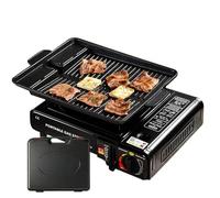 Hogvinnatil Stufa Da Campeggio, Stufa Portatile Piccola Per Escursioni E Esterni, Controllo Facile della Temperatura e Accensione Piezoelettrica, Strumento per Barbecue, Escursionismo, Giardino e Casa