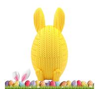 Hogvinnatil Uova di Pasqua a a Forma di Coniglio, Uova di Pasqua Stampate 3D - Giocattolo di bacini di Pasqua di Coniglio - novità Spring Family riunioni Arredamento Ufficio per Les,