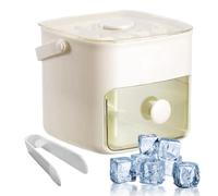 Hogvinnatil Vassoio Del Ghiaccio Con Contenitore | Contenitore Di Ghiaccio Per Congelatore | Facile Rimozione Per Bevande Fredde Vino Cucina