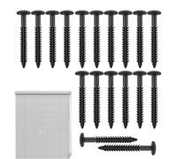 Hogvinnatil Viti per persiane | Punta esterna da 8 cm per tende a finestra | Set di viti per costruttori professionali utenti domestici per porte bordi serrature fermi