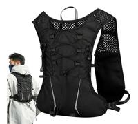 Hogvinnatil Zaino da corsa, zaino da acqua da corsa | Packder per vescica per gli uomini,Pacchetto di idratazione riflettente con cinghie regolabili per campeggio in bicicletta