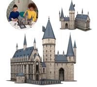 Hogwart Castello di Harry Potter Scuola di Magia Sala Grande Castle Puzzle 3d