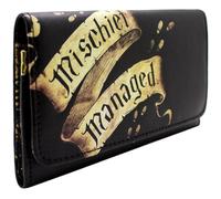 Hogwarts Harry Mischief Potter Managed Giuramento Sono Fino a Niente di Buono Borsa/Portamonete Tri-Fold Tasca per Monete & Porta Carte, Nero