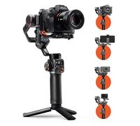 Hohem iSteady MT2, Stabilizzatore per Fotocamera Mirrorless d'azione Smartphone, 3 assi, 17 ore di durata della batteria, schermo OLED, carico utile di 1.2kg, 653g