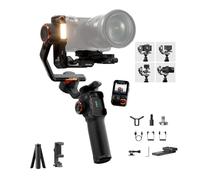 hohem iSteady MT3 PRO Stabilizzatore fotocamera per Canon Sony Panasonic Nikon Fujifilm GoPro Smartphone, Carico Utile di 5,51 LBS, Gimbal con tracciamento AI, Telecomando Rimovibile