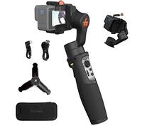 hohem iSteady Pro 4 Stabilizzatore Gimbal Action cam compatibile per Gopro Hero 13/12/11/10/9/8/7/6/5/4 3, Osmo Action Insta360 ONE R,clip a sgancio rapido, IPX4 a prova di schizzi, controllo wireless