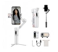 Hohem iSteady V3 Stabilizzatore Gimbal Smartphone, Tracking AI Magnetico | Smartphone a 3 Assi Gimbal, Telecomando Rimovibile, Asta Telescopica Integrata e Treppiede, Stabilizzatore per Live Streaming