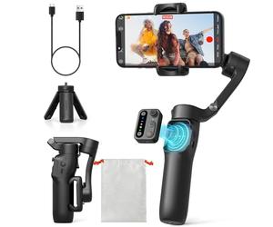 hohem iSteady X3 SE Gimbal Smartphone, stabilizzatore cardanico a 3 assi, design leggero e pieghevole con telecomando staccabile, batteria da 11 ore, perfetto per vlogging, selfie e viaggi