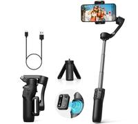 hohem Stabilizzatore Smartphone iSteady X3 SE Plus, Gimbal Smartphone a 3 assi con telecomando staccabile, asta estensibile, batteria da 11 ore, Gimbal portatile pieghevole per la registrazione video