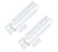 Hohitenz Set 2 cerniere scorrevoli per frigorifero - compatibile con accessori frigorifero AEG 223034904/1, 223034904 - kit guide scorrevoli montaggio, frigo da incasso porta trascinata