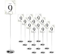 HOHIYA 12 Pezzi Segnaposto Supporto Numeri da Tavolo Nozze Posto Numero Titolare