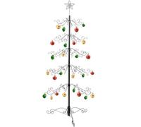 HOHIYA Albero di Natale Metallo Decorazioni Regalo 213 Centimetri Nero Ecologica