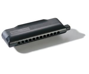 Hohner 7545TC CX12 - Armonica cromatica, chiave del tenore C, colore: Nero