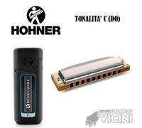 HOHNER BLUES HARP ARMONICA A BOCCA + NUOVA CUSTODIA 2025 DO RE MI FA SOL LA SI