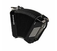 HOHNER Bravo II 48 Black Silentkey - Spedizione Gratuita - Pronta Consegna