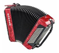 HOHNER Bravo Ii 60 Rosso A16972 Silentkey - Spedizione Gratuita - Pronta Consegna