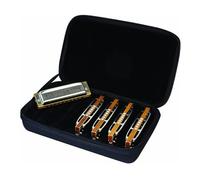 Hohner - Custodia per armonica a bocca COB, 5 slot, da Blues, tasti G, A, C, D ed E