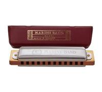 Hohner Marine Band 364/24 G Armonica a Bocca Diatonica in SOL con Custodia