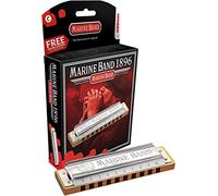 Hohner marine Band armonica, chiave di B