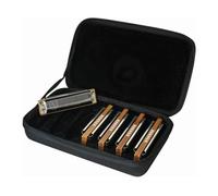 Hohner MBC5 Marine B- 1896 Confezione da 5 armoniche con tasti G, A, C, D ed E (nero)