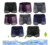 Hohny Boxhero Bamboo Fiber Boxer Briefs, Bamboo Fibre Boxer Shorts - for all-Day Comfort, Boxhero Mens Underwear (3XL,8Pcs Mix)