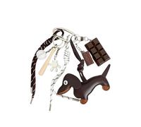 HOHOPEACH Charm per borsa in corda di design, accessori Y2k, ornamento da appendere allo zaino, Marrone, taglia unica