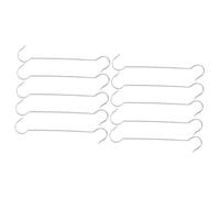 Hohopeti 10 Ganci a S Grandi in Acciaio Resistente per Fioriere e Mangiatoie per Uccelli Resistenti alle Intemperie per Appendere Piante e Decorazioni da Giardino