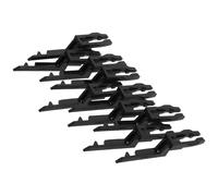 Hohopeti 10 pezzi Chiave Interruttore Sicurezza con Funzione Rottura Vetro per Porte Interne Pulsante Panico Emergenza Strumento Essenziale per Test e Manutenzione Antincendio Nero