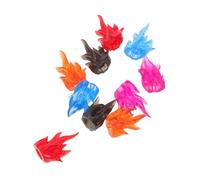 Hohopeti 10 Pezzi con effetti speciali della fiamma accessori per città in miniatura di figurine di fiamma in miniatura decorazione del ABS
