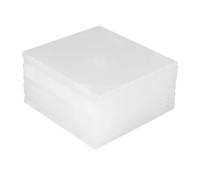 Hohopeti 10 pezzi Custodie Singole CD Trasparenti in Plastica Scatole Portadischi Dvd Resistenti e Leggere per Conservazione Ordinata