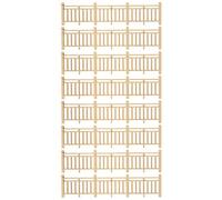 Hohopeti 10 Pezzi Modellismo Villaggio Staccionata Decorativa per Giardino e Cortile Accessori DIY per Casa delle Bambole e Paesaggi in Miniatura