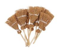 Hohopeti 10 Pezzi Mollette per Capelli Mini Scopa Strega Handmade per Costume Party Donna Cosplay Accessori Festival Parrucca Hairstyling