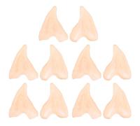 Hohopeti 10 Pezzi Orecchie Finte da Fata in Lattice per Trucco Halloween, Accessori Cosplay e Travestimenti Festa, Riutilizzabili e Delicati sulla Pelle, per Feste Mascherate e Spettacoli