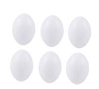 Hohopeti 10 Pezzi Uova Finte per Piccione Viaggiatore, Materiale Sicuro Superficie Liscia, Dimensioni Realistiche per Decorazioni Casa e Negozio, Elemento Creativo e Ingannevole per Giochi