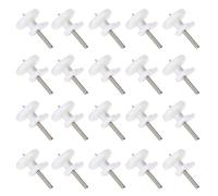 Hohopeti 100 Ganci Invisibili da Parete in Plastica Abs, Mini Ganci Rigidi per Cornici e Quadri senza Danni, per Decorazioni Domestiche e Appendere Foto senza Tracce