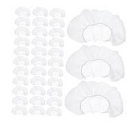 Hohopeti 100 Pezzi Copripoggiatesta Monouso a Forma di U Non Tessuto Fascia Elastica, Fodere Protettive per Cuscini da Collo e Lettini da Massaggio per Saloni di Bellezza e Spa