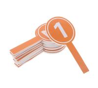 Hohopeti 10PCS Handheld Score Paddles in Schiuma, Tavolette Segnapunti da 1 a 10 per Competizioni e Eventi Sportivi, Display Chiaro e Alta visibilità