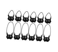 Hohopeti 12 In Miniatura Piccolo Calderone Mini Calderone In Plastica Per Decorazioni Da Falò Protezioni Per Gli Occhi In Silicone Morbido Ciotola Per