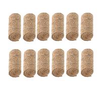 Hohopeti 12 Pezzi Miniature Hay Bales For Dollhouse Farm Landscape Realistic Rice Straw Figurines Compact For DIY Autumn Harvest Crafts And Garden Decoration