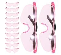 Hohopeti 12 Pezzi Occhiali Sicurezza Regolabili Trasparenti Protezione Occhi per Giochi CS Laboratorio Scienza Sport