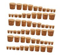 Hohopeti 150 pezzi Tappi Sughero Affusolati per Bottiglie Vino e Bevande Ermetico Design Conico Resistente Finitura Liscia per da Te e Uso