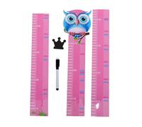 Hohopeti 1set Adesivi Murali Per Misurazione Ragazzo Ragazza Adesivo Animali Creativo Per Decorare La Stanza Dei Piccoli Rileva La Crescita e Crea Ricordi Preziosi Materiale Resistente e