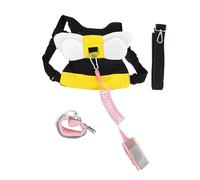 Hohopeti 1set Antiperdite Per Guinzaglio Design Breathing e Affollati Giallo e Rosa Metri Comfort Per Genitori e