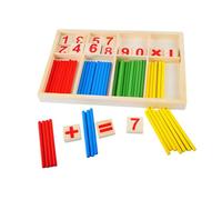 Hohopeti 1Set Giocattoli Educativi per Matematica Bastoni Numerici per Giochi Apprendimento per Sviluppo Cognitivo e Relazione Genitore