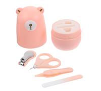 Hohopeti 1set Manicure Per Ragazzo Ragazza Kit Portatile Di Delle Unghie Per Ragazzo Ragazza Include Forbici Tagliaunghie e Carbonio Design Sicuro e Antiscivolo Per Shower