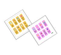 Hohopeti 2 fogli Adesivi Luminose Notturne per Pareti Casa e Bagno Etichette Fluorescenti Facili da Incollare per Camera da Letto e Ufficio Decorazioni Murali Sicure e Riutilizzabili